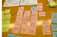 チラシづくりワーク写真